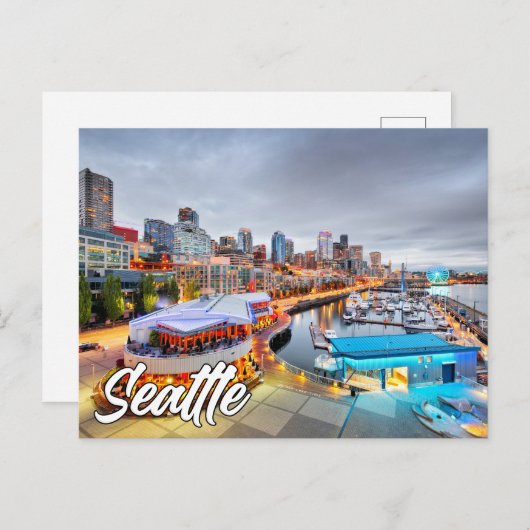 Seattle, Washington, Vereinigte Staaten Postkarte (Vorne/Hinten)