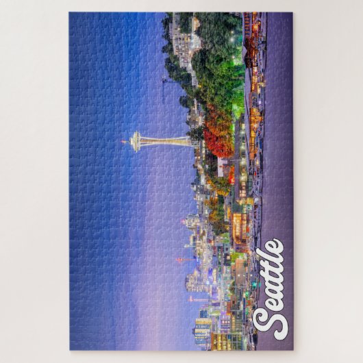 Seattle, Washington, Vereinigte Staaten Puzzle (Vertikal)