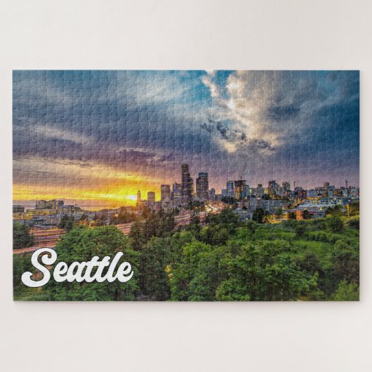 Seattle, Washington, Vereinigte Staaten Puzzle (Horizontal)