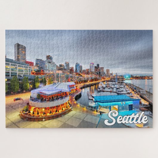 Seattle, Washington, Vereinigte Staaten Puzzle (Horizontal)