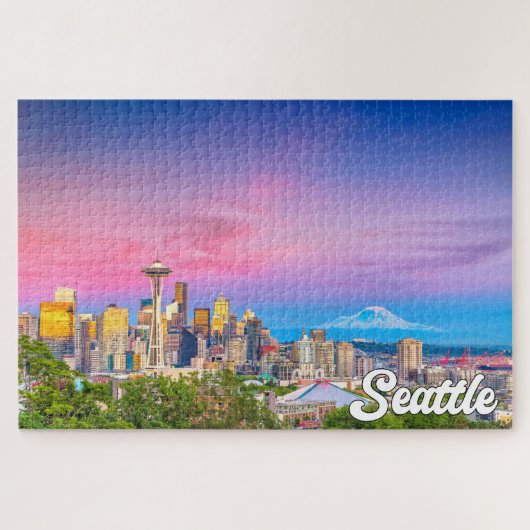 Seattle, Washington, Vereinigte Staaten Puzzle (Horizontal)