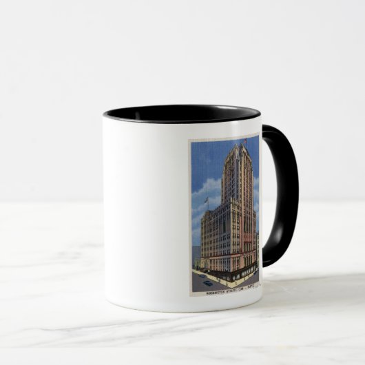 Seattle, Washington - View of Washington Tasse (VorderseiteRechts)