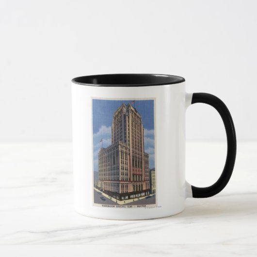 Seattle, Washington - View of Washington Tasse (Rechts)