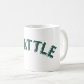 Seattle, Washington Vintag Arch Kaffeetasse (VorderseiteRechts)