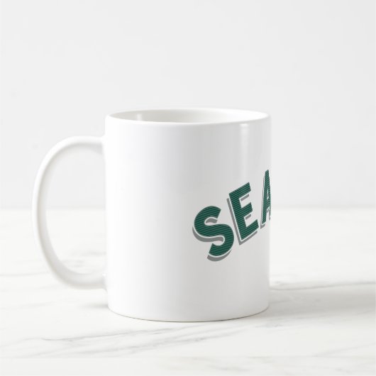 Seattle, Washington Vintag Arch Kaffeetasse (Links)