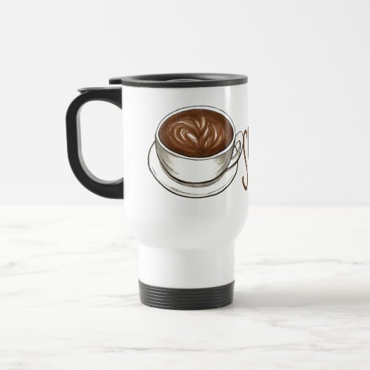 Seattle Washington WA Coffee Shop Latte Barista Reisebecher (Links)