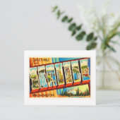 Seattle Washington WA Old Vintage Travel Souvenir Postkarte (Stehend Vorderseite)