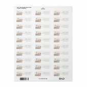 Seattle, Washington Watercolor Landscape Address (Vorne)