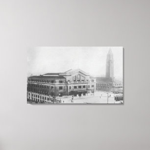 Seattle, WashingtonAerial Ansicht der Gewerkschaft Leinwanddruck