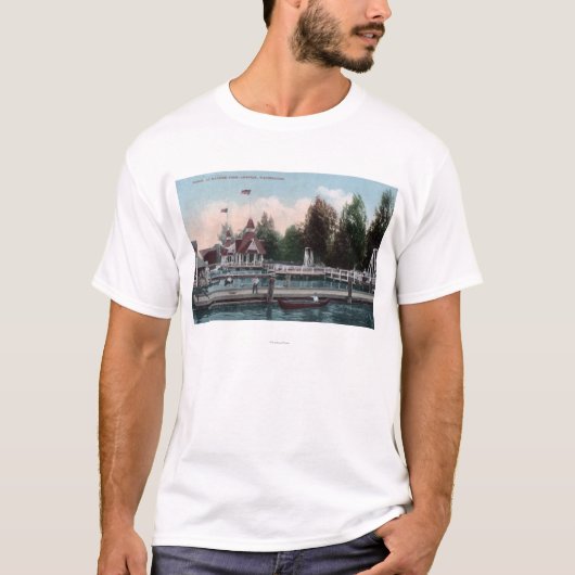 Seattle, WashingtonMadison Park-Szene T-Shirt (Vorderseite)