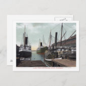 Seattle, WashingtonView of the Dock and Ships Postkarte (Vorne/Hinten)