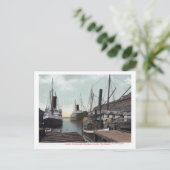 Seattle, WashingtonView of the Dock and Ships Postkarte (Stehend Vorderseite)
