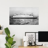 Seattle, WashingtonView of the Elwha Ferry Poster (Heimbüro)