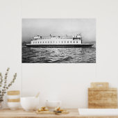 Seattle, WashingtonView of the Elwha Ferry Poster (Küche)