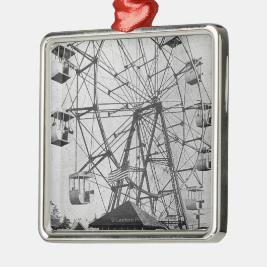 Seattle, WashingtonYukon-Pazifische Ausstellung Silbernes Ornament (Links)