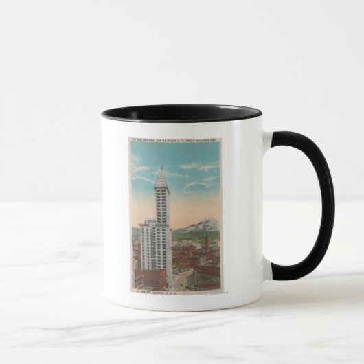 Seattle, WASmith Tower View & Mt. Rainier Tasse (Rechts)