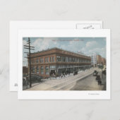Seattle, WASSecond Avenue Frederick und Nelson Postkarte (Vorne/Hinten)