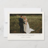 SEATTLE Watercolor Skyline Foto Danke Karte (Rückseite)