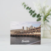 Seattle Waterfront 2009, Seattle Postkarte (Stehend Vorderseite)