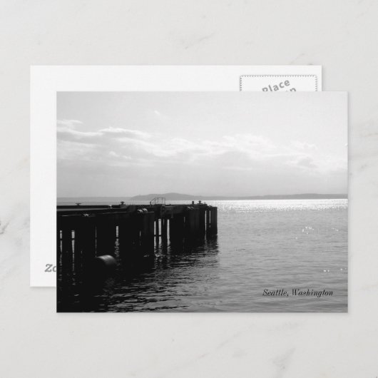 Seattle Waterfront Postkarte (Vorne/Hinten)