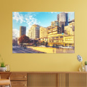 Seattle Waterfront Skyline Leinwanddruck (Insitu (Wohnzimmer))