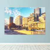 Seattle Waterfront Skyline Leinwanddruck (Insitu (Holzboden))