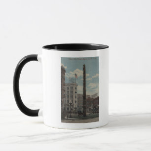 Seattle, WATotem Pole am Pioneer Platz Tasse
