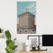 Seattle, WAView vom Washington Hotel Poster (Heimbüro)