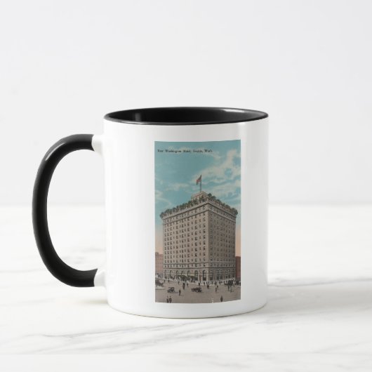 Seattle, WAView vom Washington Hotel Tasse (Links)