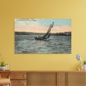 Seattle, WAYachting auf der Gewerkschaft des Sees Leinwanddruck (Insitu (Wohnzimmer))