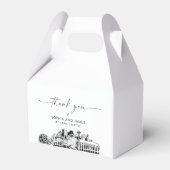 Seattle Wedding Personalisiert Gevor Box Geschenkschachtel (Rückseite)