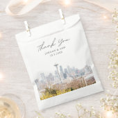 Seattle Wedding Personalisiertes Foto Geschenktütchen (Ausgeschnitten)