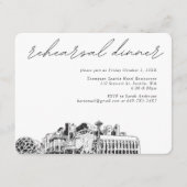 Seattle Wedding Probe Einladungskarte (Vorderseite)