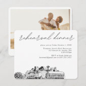 Seattle Wedding Probe Einladungskarte (Vorne/Hinten)