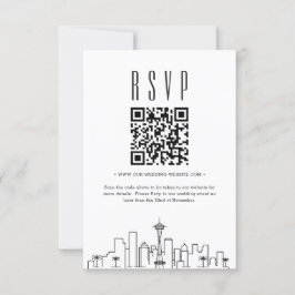 Seattle Wedding QR Code UAWG Einladung