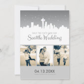 Seattle Wedding Rett-the-date Save The Date (Vorderseite)