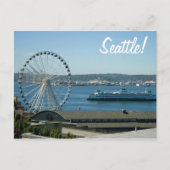 Seattle Wheel & Ferry Postkarte (Vorderseite)