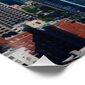 Seattle with Mount Rainier Fotoposter Poster (Ecke)