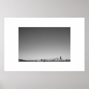Seattle-Wolkenkratzer Poster