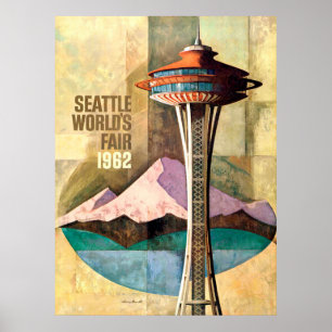 Seattle World's Fair 1962 Vintage Poster