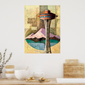 Seattle World's Fair 1962 Vintage Poster (Küche)