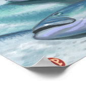 SeattleFish on Ice am Pike Place Markt Poster (Ecke)