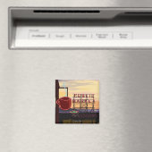 SeattlePike Place Market - Zeichen und Wasser Magnet (In Situ (Geschirrspüler))