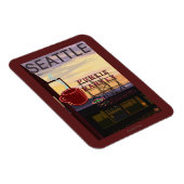 SeattlePike Place Market - Zeichen und Wasser Magnet (Rechte Seite)