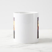 SeattlePike Platz-Markt-Zeichen und Wasser-Ansicht Jumbo-Tasse (Vorderseite)