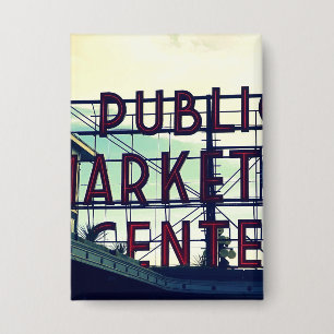 Seattles Pikes Place Market Button