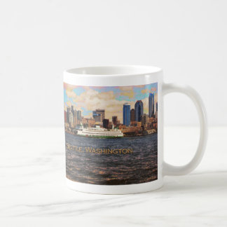 Seattleskyline-Tasse Kaffeetasse