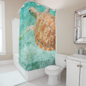 Seaturtle Duschvorhang (Beispiel)