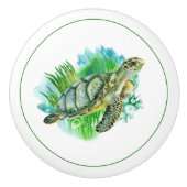 Seaturtle Keramikknauf (Vorderseite)