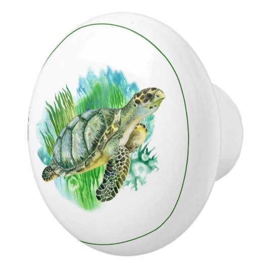 Seaturtle Keramikknauf (Rechts)